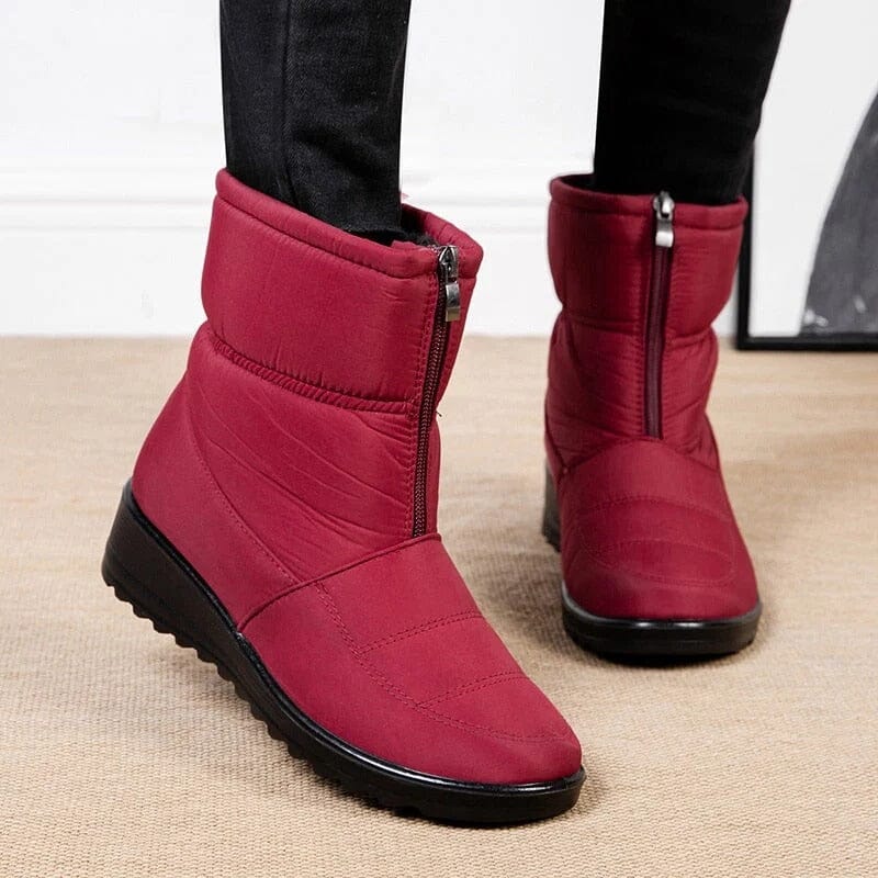 Bota de Outono Jana Peluciada Impermeável - Direto Da Fábrica! Bota Outono MRL-113 Miralleve 