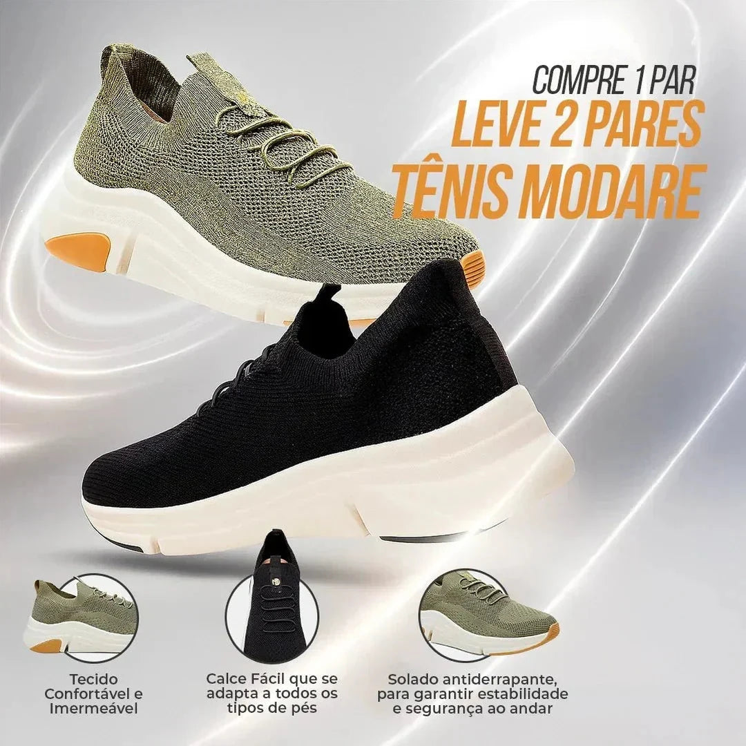 Tênis Ortopédico Modare 2026 - Compre 1 Leve 2