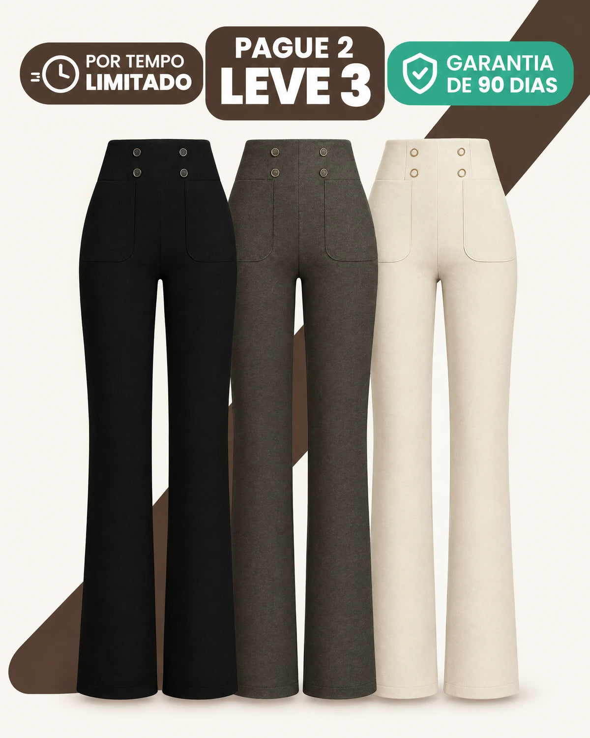 Calça Feminina Solena - Pague 2 e Leve 3