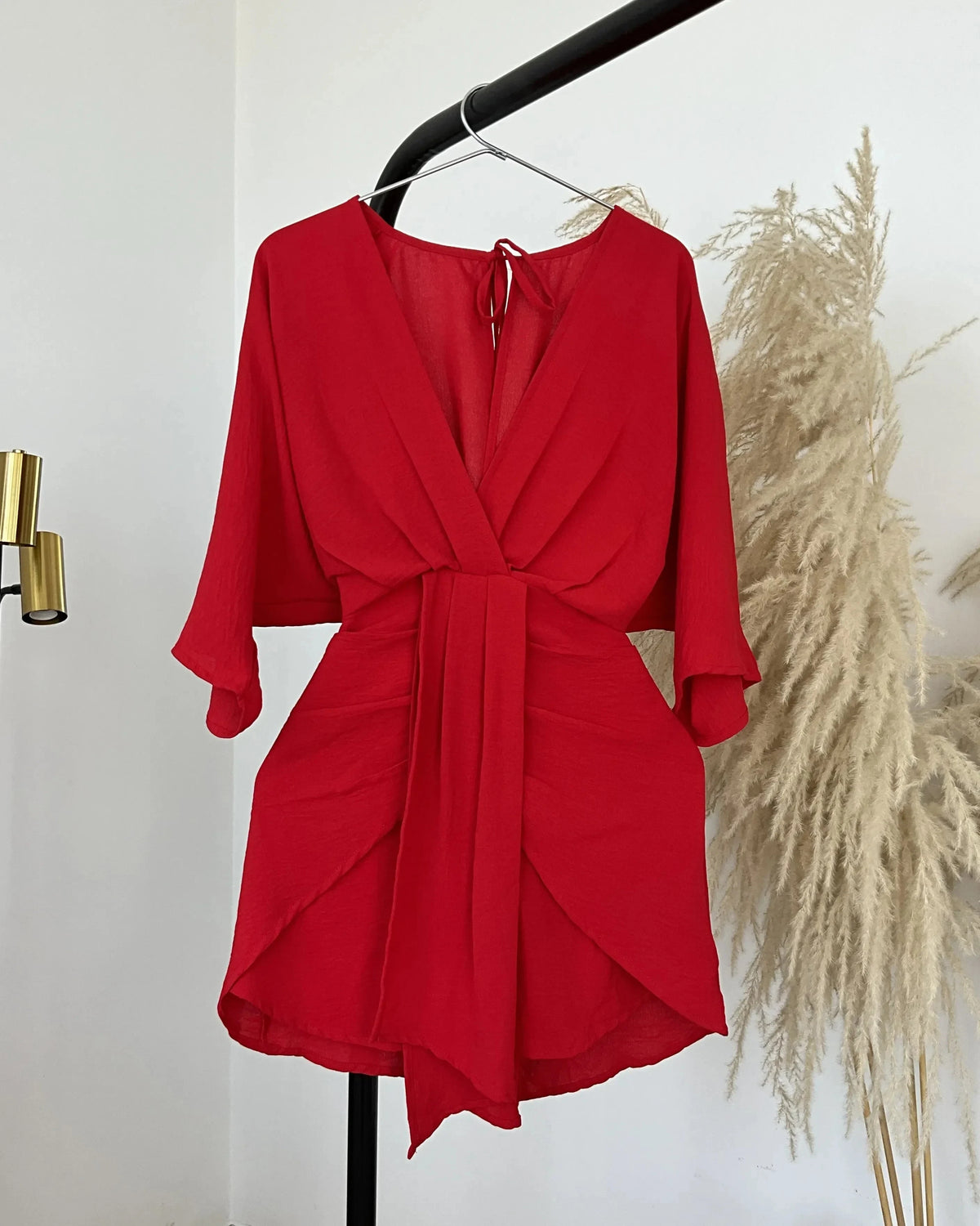 Vestido Caroline Vestido Caroline MRL-184 Miralleve P vermelho 